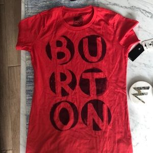 Burton Red Tshirt
